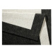 Čierno-krémový vonkajší koberec NORTHRUGS Panama, 80 x 150 cm