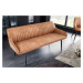 LuxD Dizajnová lavica Esmeralda 160 cm hnedá