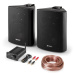 Skytec Bluetooth Play BK, PA HiFi set, dva reproduktory, mini zosilňovač s bluetooth, kábel