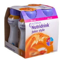 NUTRIDRINK Juice style s pomarančovou príchuťou 4 x 200 ml