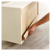 Biela nízka komoda 133x61 cm Mistral - Hammel Furniture