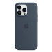 APPLE iPhone 14 Pro Max silikónové puzdro s MagSafe - Storm Blue