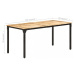 Jedálenský stôl mangovníkové drevo/kov Dekorhome 180x90x76 cm,Jedálenský stôl mangovníkové drevo
