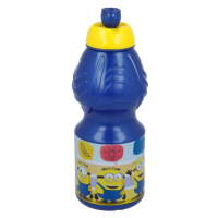 Plastová fľaša Mimoni, 400ml, modrý