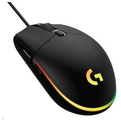 Logitech herná myš Gaming Mouse G203 LIGHTSYNC 2nd Gen, EMEA, USB, black
