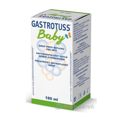 GASTROTUSS Baby antirefluxný sirup 180ml