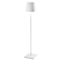 Zafferano Poldina XXL lampa na batérie IP54 biela