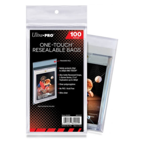 UltraPro Obaly na One Touch Holder Ultra Pro Resealable - 100 ks