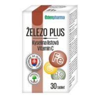 Edenpharma Železo Plus Vitamín C 30tbl