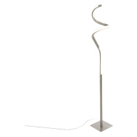 Dizajnová stojaca lampa z ocele vrátane LED s dotykovým stmievačom - Ruta