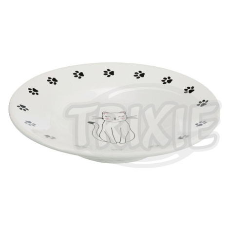 MISKA keramický tanierik pre krátkonosé mačky - 0,2l / 15cm Trixie