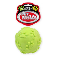 Pet Nova TPR SOUNDBALL YELLOW hračka pre psy 6cm