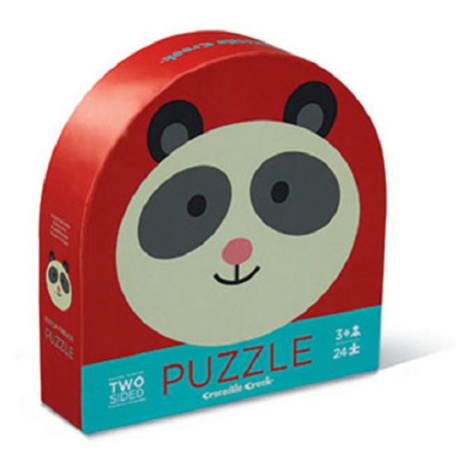 Puzzle oboustranné - Přátelé pandy ( 24 dílků)