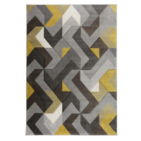 Kusový koberec Hand Carved Aurora Grey/Ochre - 200x290 cm Flair Rugs koberce