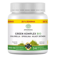 APOROSA Green komplex BIO chlorea Mladý jačmen 750 tabliet