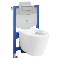MEXEN/S - WC predstenová inštalačná sada Fenix XS-U s misou WC Rico, biela 6853372XX00