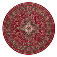 Kruhový koberec Mirkan 104098 Oriental red - 160x160 (průměr) kruh cm Nouristan - Hanse Home kob