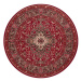 Kruhový koberec Mirkan 104098 Oriental red - 160x160 (průměr) kruh cm Nouristan - Hanse Home kob