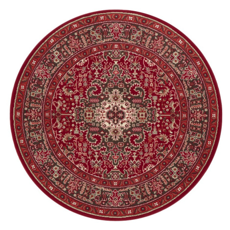 Kruhový koberec Mirkan 104098 Oriental red - 160x160 (průměr) kruh cm Nouristan - Hanse Home kob