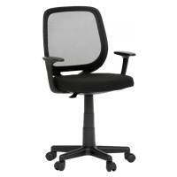 Kancelárska stolička KA-W022 Čierna,Kancelárska stolička KA-W022 Čierna