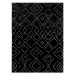 Kusový koberec Furber Imran Fur Berber Black/Ivory Rozmery kobercov: 160x230