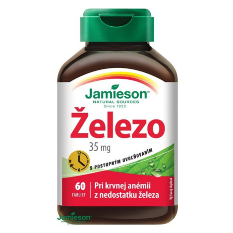 Jamieson Železo 35 mg s postupným uvoľňovaním 60 tbl