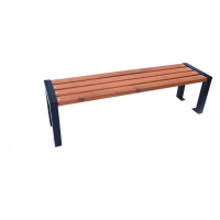 Hnedá drevená záhradná lavica – Rojaplast