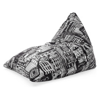 Sedací vak Kreslené mrakodrapy: 150x80 cm