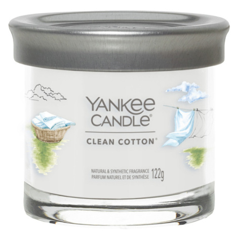 YANKEE CANDLE Signature Tumbler malý Clean Cotton 121 g