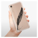 Odolné silikónové puzdro iSaprio - Writing By Feather - black - Huawei Honor 8S