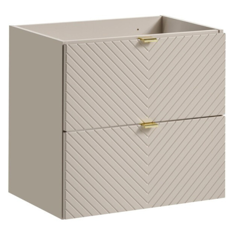 Závěsná umyvadlová skříňka Viva Cashmere 82-60-2S kašmírová Comad