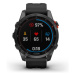 Garmin fenix 7S PRO Solar Gray / Black Silicone Band