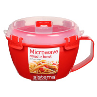 SISTEMA Microwave Dóza na rezance a hranolky červená 940 ml