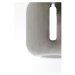 Sivé stropné svietidlo so skleneným tienidlom ø 16 cm Lekar - Light & Living
