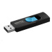 ADATA Flash Disk 64GB UV220, USB 2.0 Dash Drive, čierna / modrá