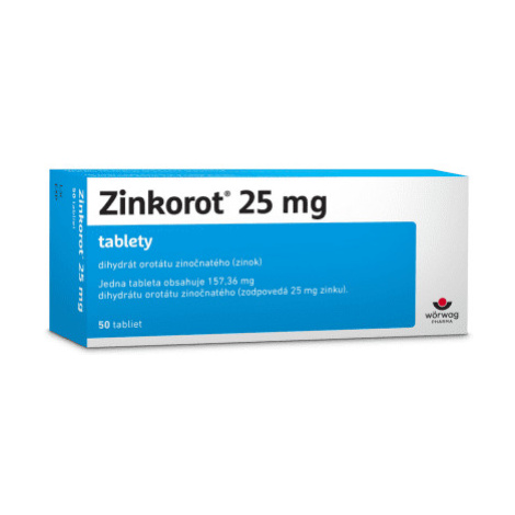 ZINKOROT 25 mg 50 tabliet