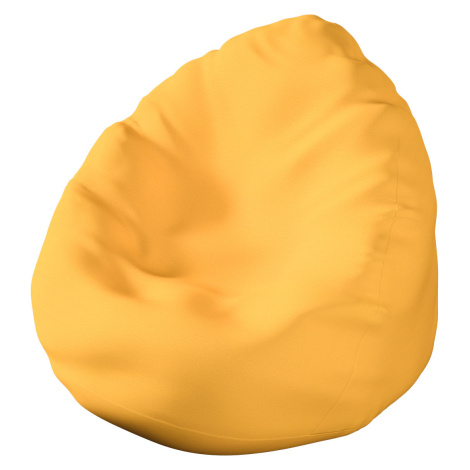 Dekoria Sedací vak + výplň, žltá, Ø50 x 85 cm, Loneta, 133-40