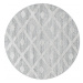 Kusový koberec Pisa 4707 Grey kruh - 160x160 (průměr) kruh cm Ayyildiz koberce