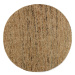 Jutový okrúhly koberec v prírodnej farbe ø 180 cm Theo – Geese