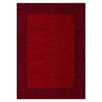 Kusový koberec Life Shaggy 1503 red - 100x200 cm Ayyildiz koberce