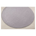 Kusový koberec Eton šedý 73 kruh - 400x400 (průměr) kruh cm Vopi koberce
