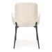 Designová židle K477 krémová