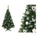 mamido  Umelý vianočný stromček borovice so snehom 250 cm