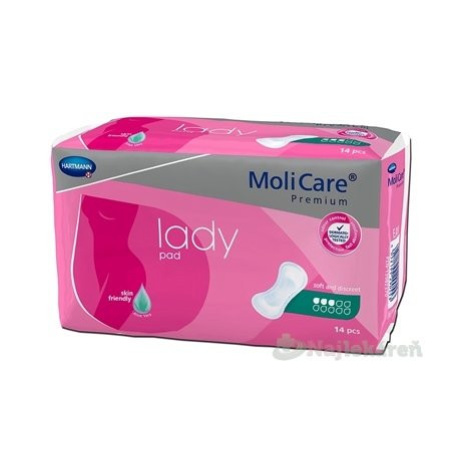 MoliCare Premium lady pad 3 kvapky inkontinenčné vložky 14ks