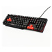 Red Fighter K1, klávesnica US, herná, podsvietená typ drátová (USB), čierna, 3 farby podsvieteni
