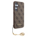 Guess 4G Charms Zadný Kryt pre Samsung Galaxy S24+ Brown