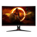 AOC MT VA LCD WLED 27" C27G2E/BK - VA panel, 1920x1080, 165Hz, D-Sub, 2xHDMI, DP, USB 3.2, zakri