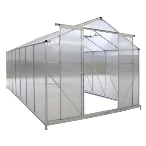Záhradný skleník, polykarbonát, 252x496x195 cm, KACEN TYP 7 Tempo Kondela