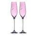 Diamante Silhouette Pink poháre na sekt 210 ml, 2 ks