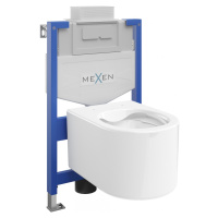 MEXEN/S - WC predstenová inštalačná sada Fenix XS-U s misou WC Sofia, biela 6853354XX00
